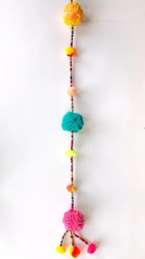 Beaded Pom-Pom String