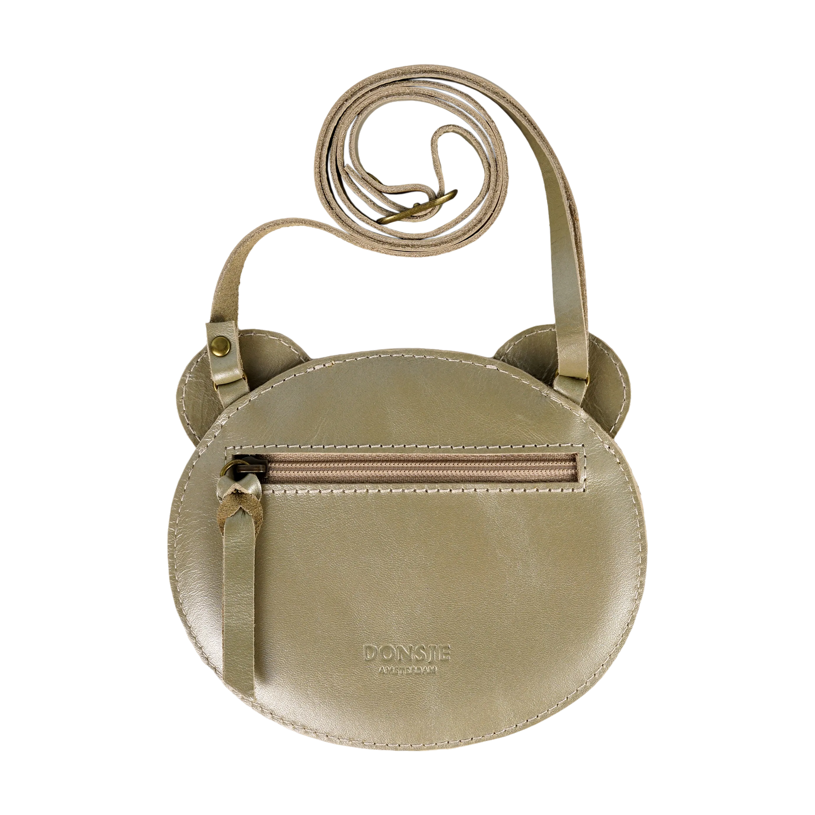 Blinc Purse | Bear | Champagne Metallic Leather