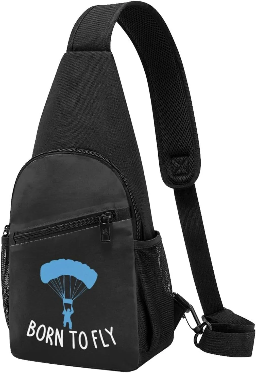 Born to Fly Paragliding Chest Pack Leisure Shoulder Crossbody Chest Bag