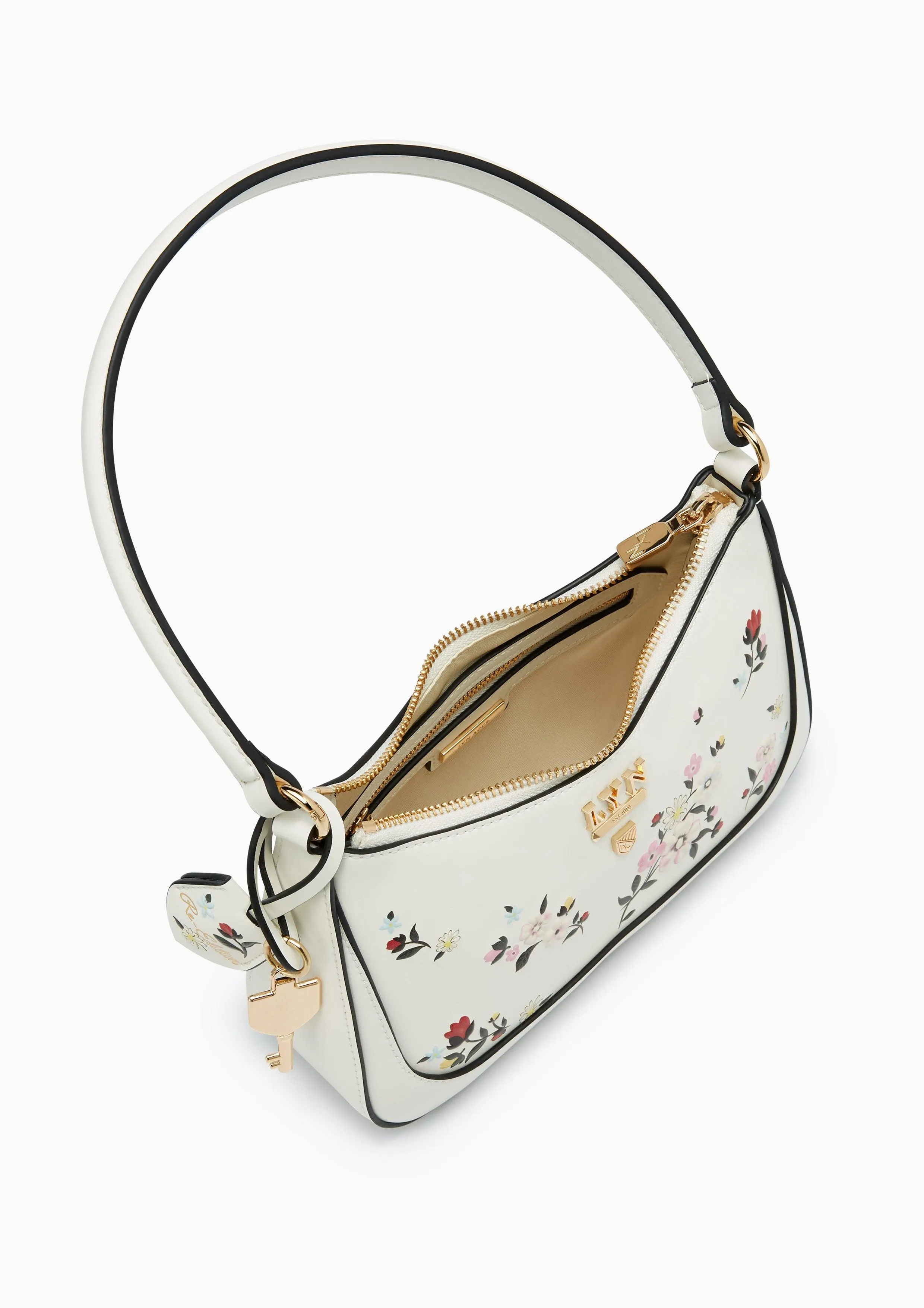 Botanic Rosee S  Shoulder Bag - Printed Off-White