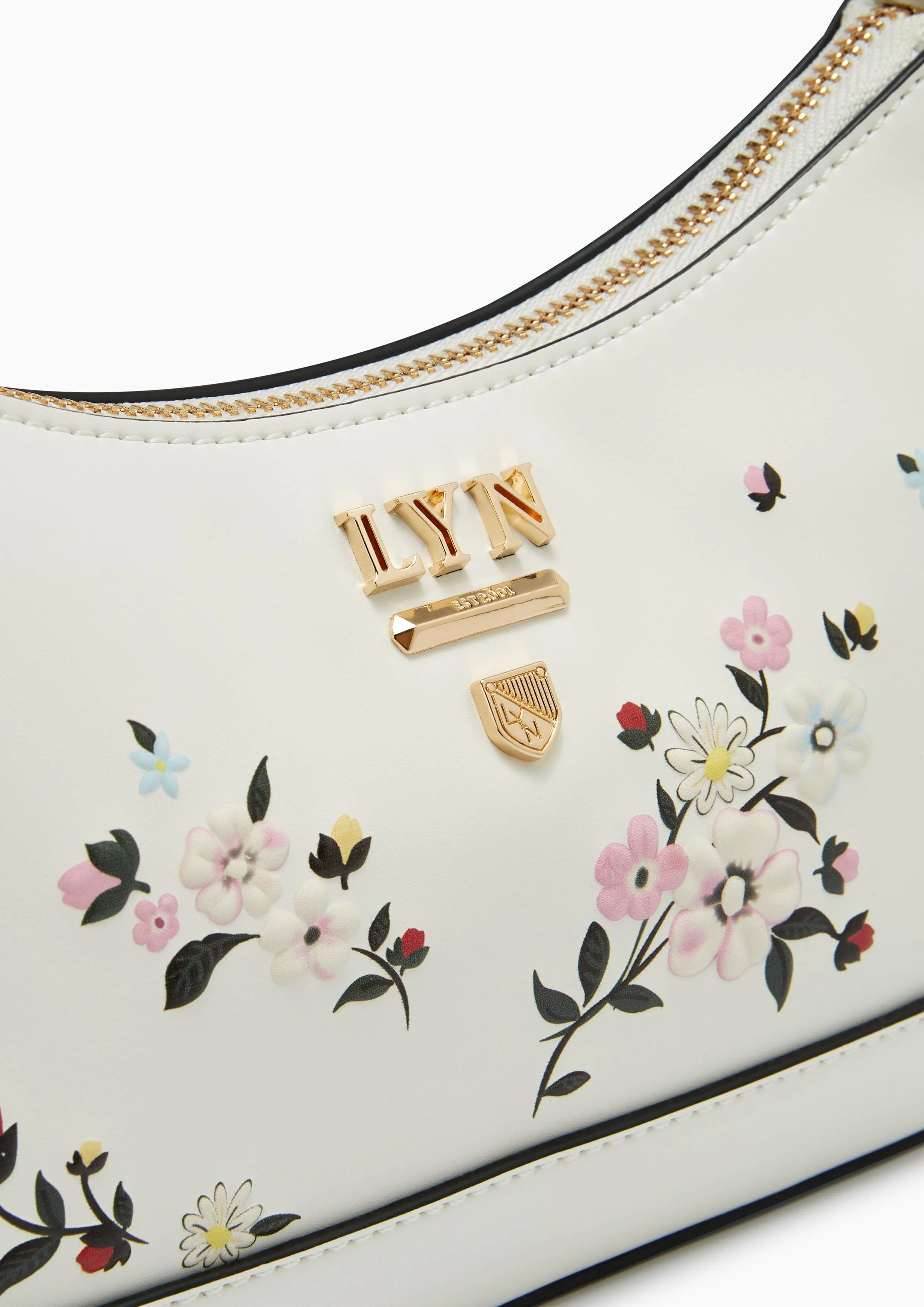 Botanic Rosee S  Shoulder Bag - Printed Off-White