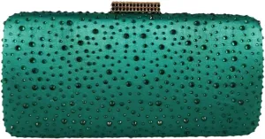 Boutique De FGG Elegant Women Crystal Clutch Purse Formal Evening Bags Wedding Handbags Cocktail Rhinestone Clutch Purse,Mini
