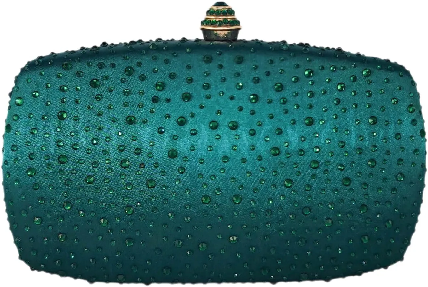 Boutique De FGG Women's Crystal Clutch Evening Bag Bride Handbags for Wedding Party Diamond Rhinestone Clutch Purse,Mini,Mini