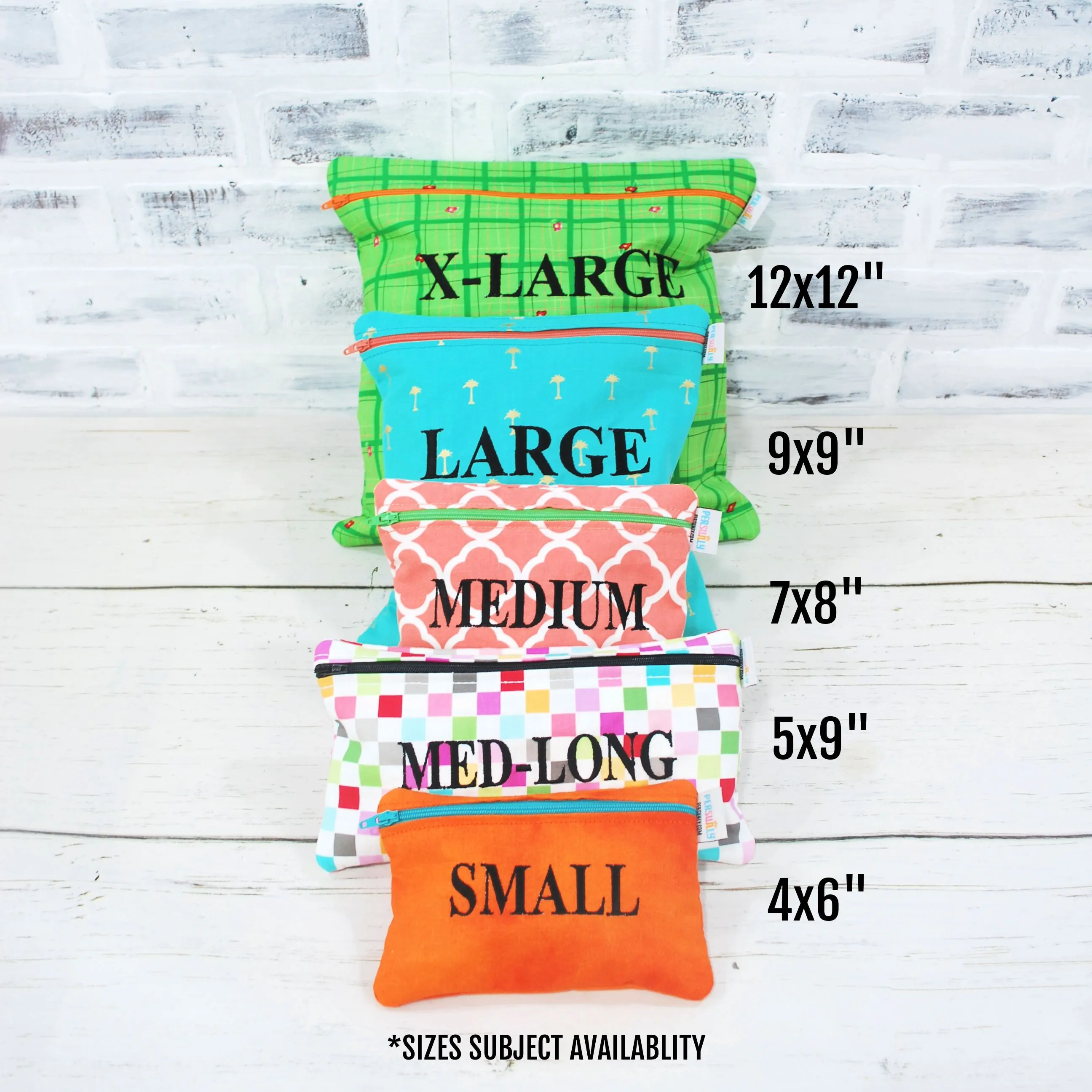 Bright Colorful Circles Personalized Reusable Food Bag