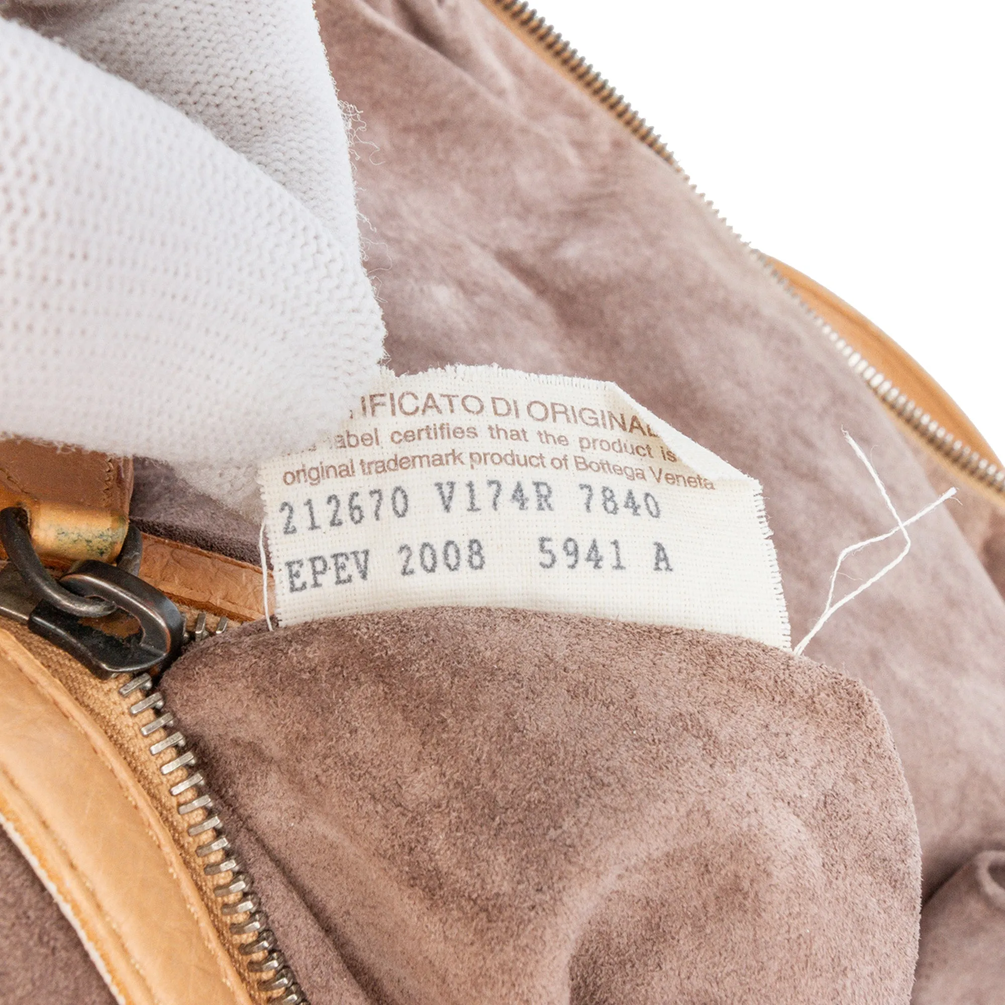 Brown Bottega Veneta Intrecciato Trimmed Leather Handbag