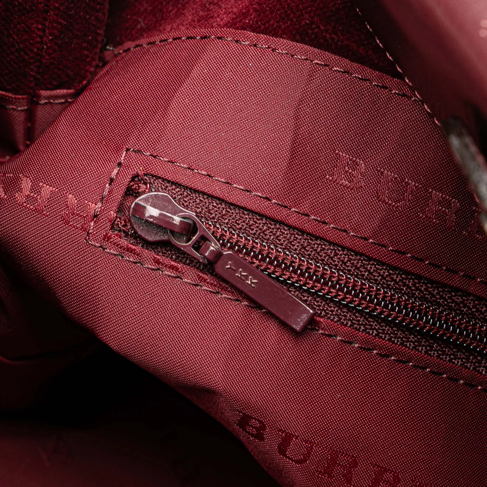 Brown Burberry Velvet Trimmed House Check Canvas Tote