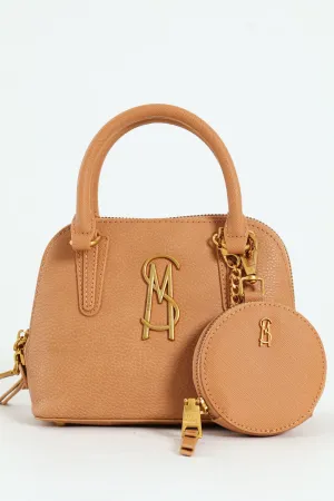 Bruling Dome Crossbody Bag - Tan