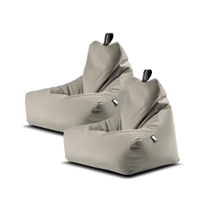 Brushed Suede B-Bag Bundle - Stone