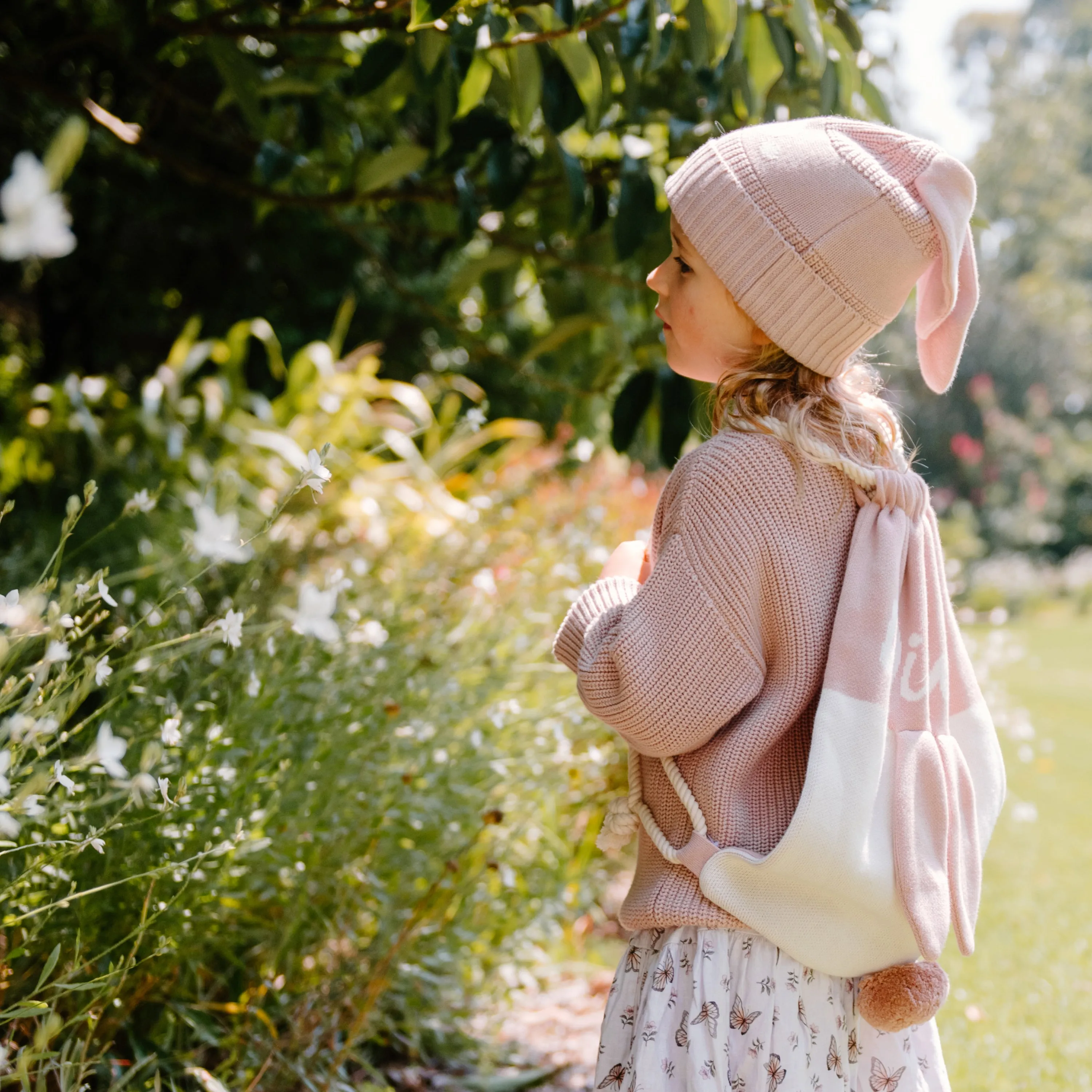 Bunny Bag - Dusty Rose