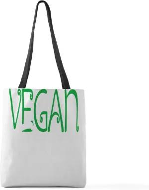 CafePress Vegan Feminist Female Feminism Polyester Tote Bag 16"x16"