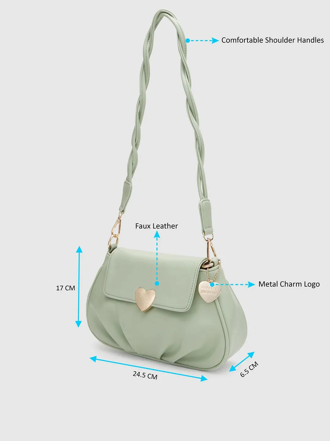 Caprese Yulla Medium Satchel Bag