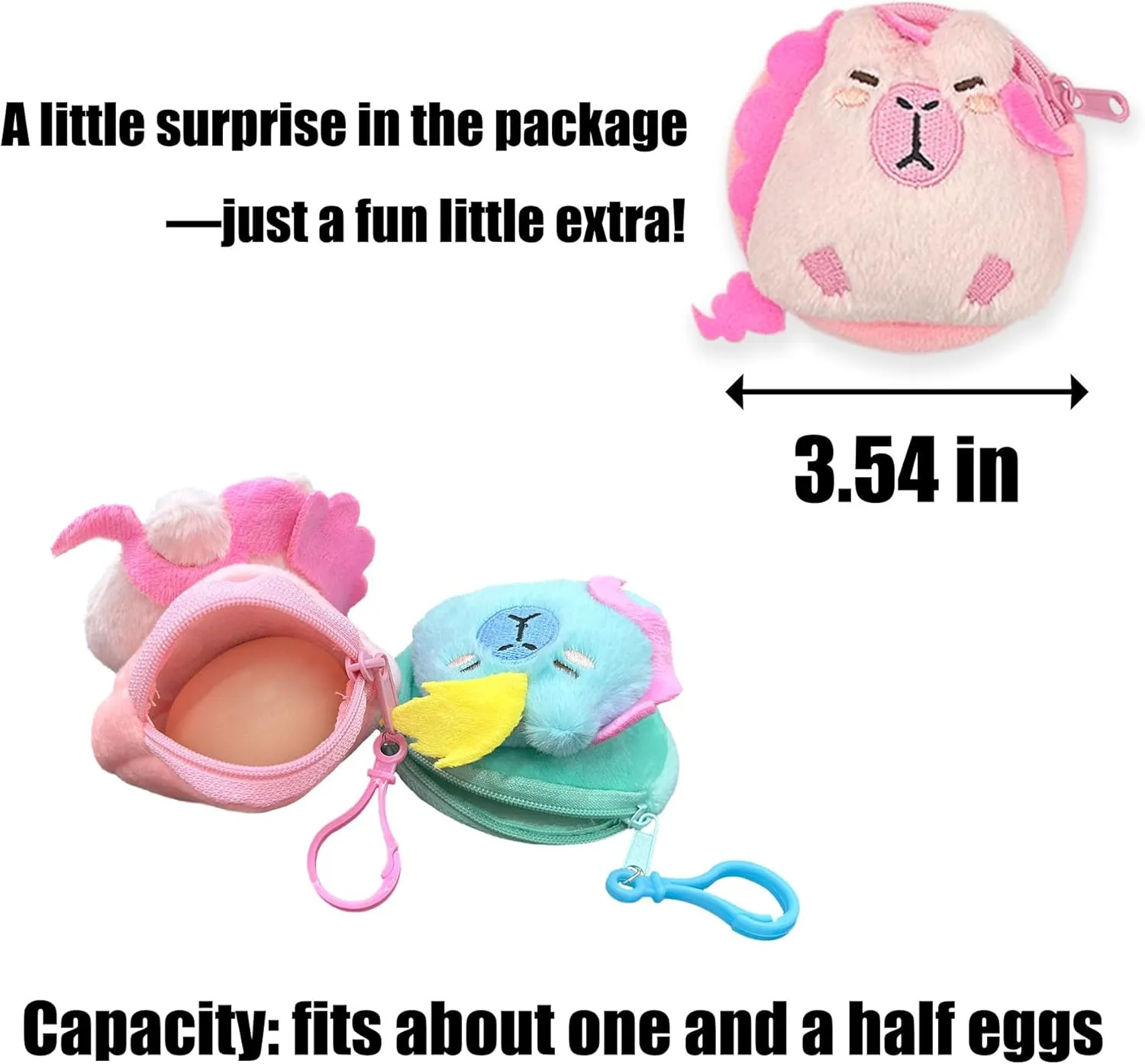 Capybara Plush with 9 pcs Clothes & Accessories, 10.2 in Cute Capybara Stuffed Animal Plush Toys, Dress Up Cute Plushies for Girls/Boys (Black)