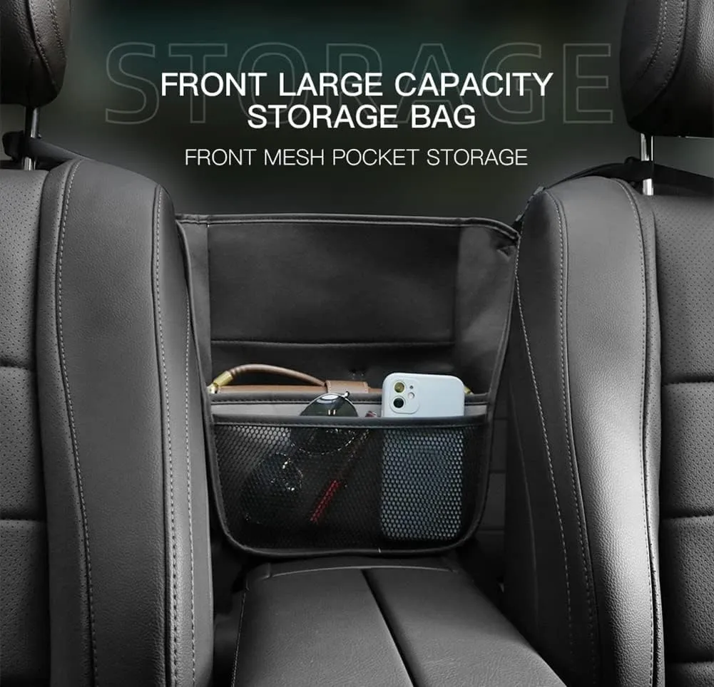 Car Handbag Holder,Front Seat Car Organizer Storage Hanging Portable Between Seat Car Organizer Net Pocket Handbag Holder for Phone Coin,Blue