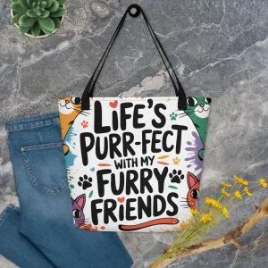 Cattitude - Tote Bag for Cat Lovers