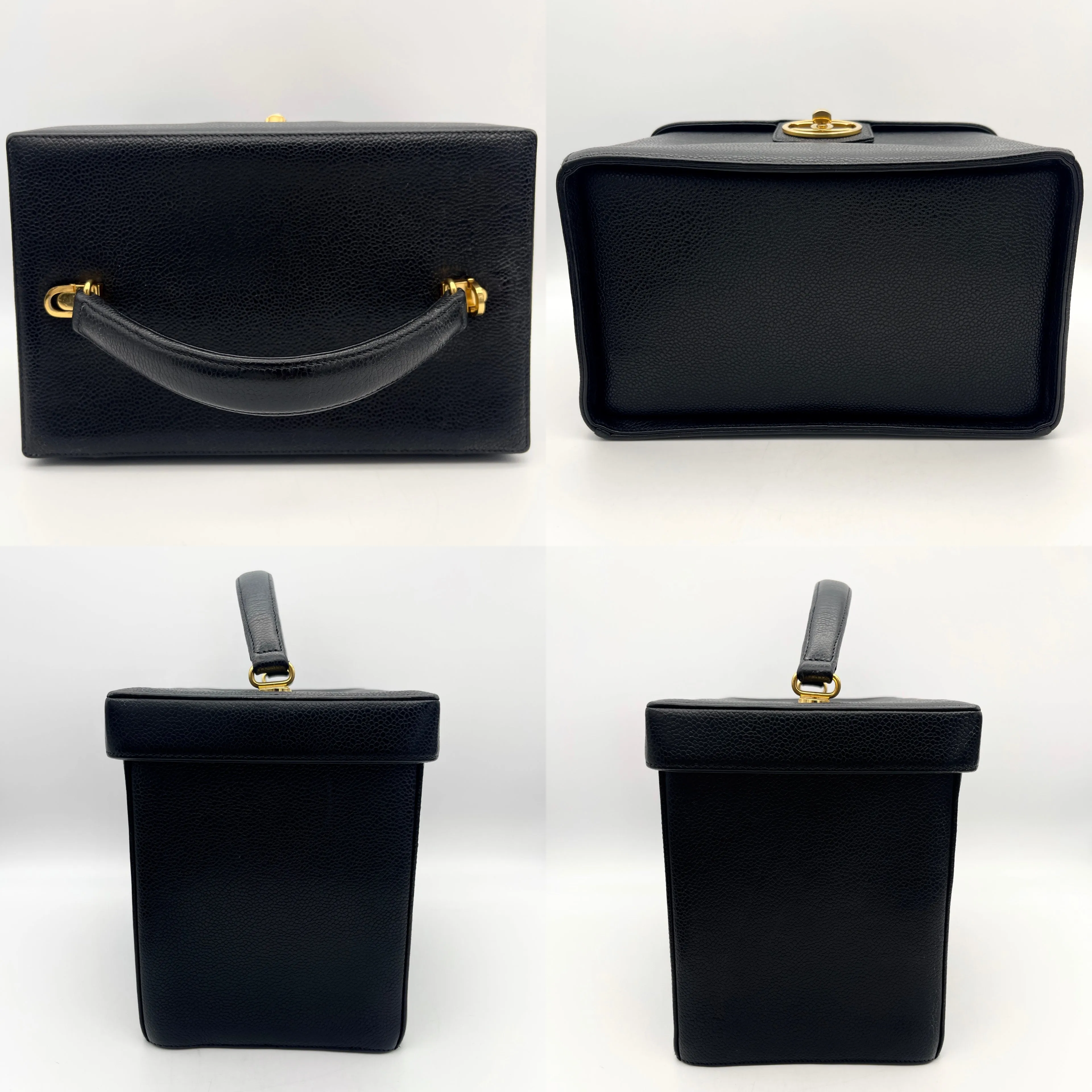 Chanel Vanity/Caviar/Black