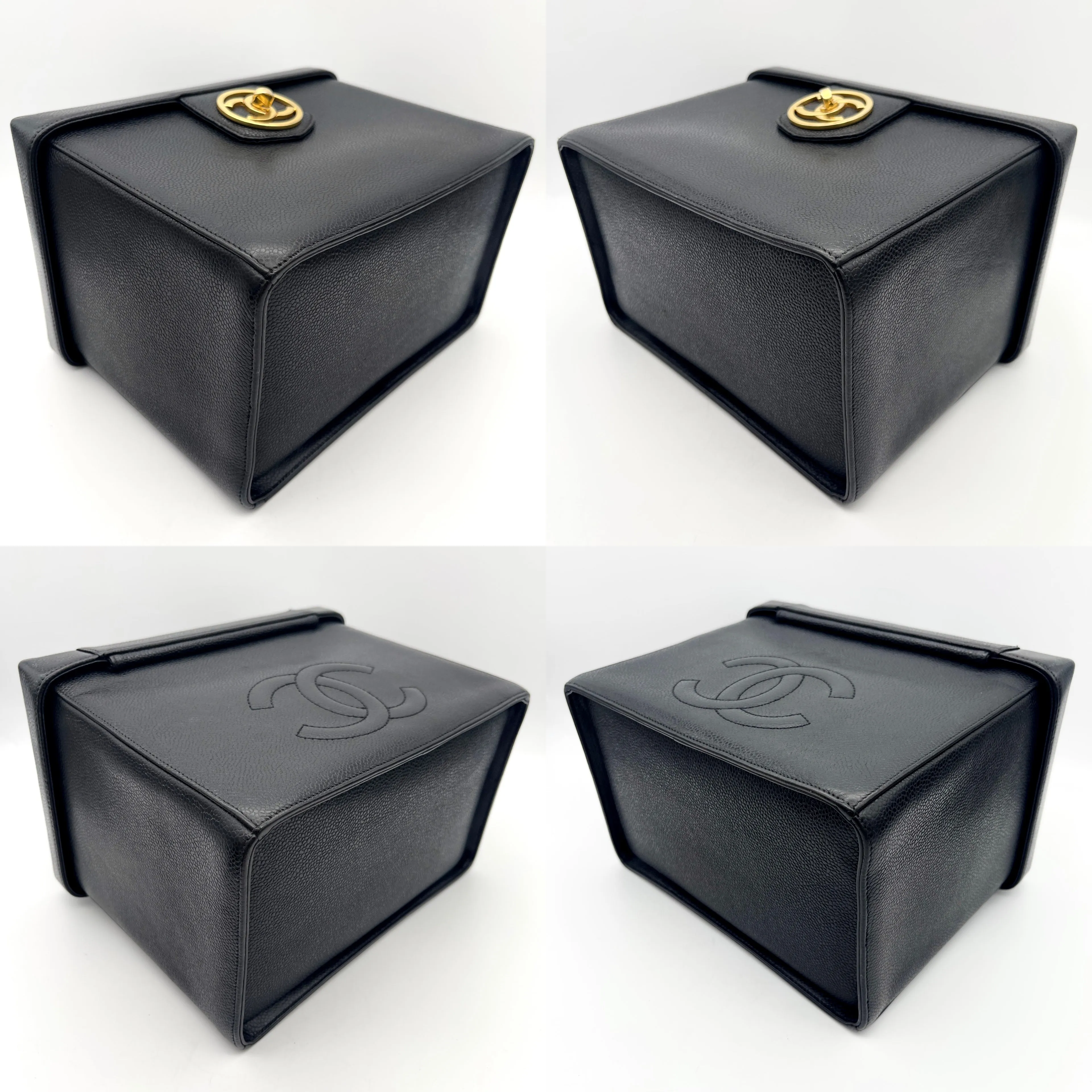 Chanel Vanity/Caviar/Black