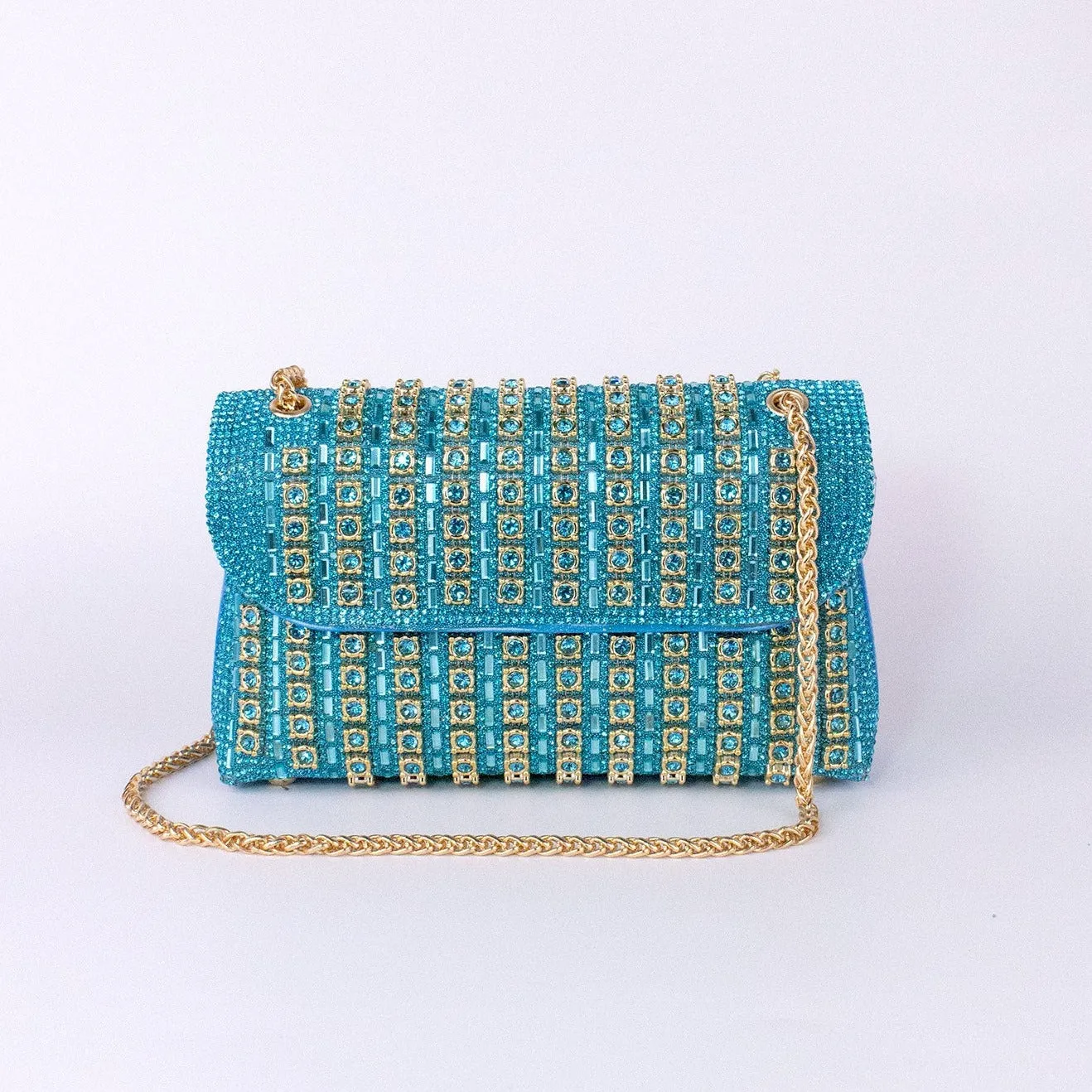Chantal Clutch Bag with Diamond Detail