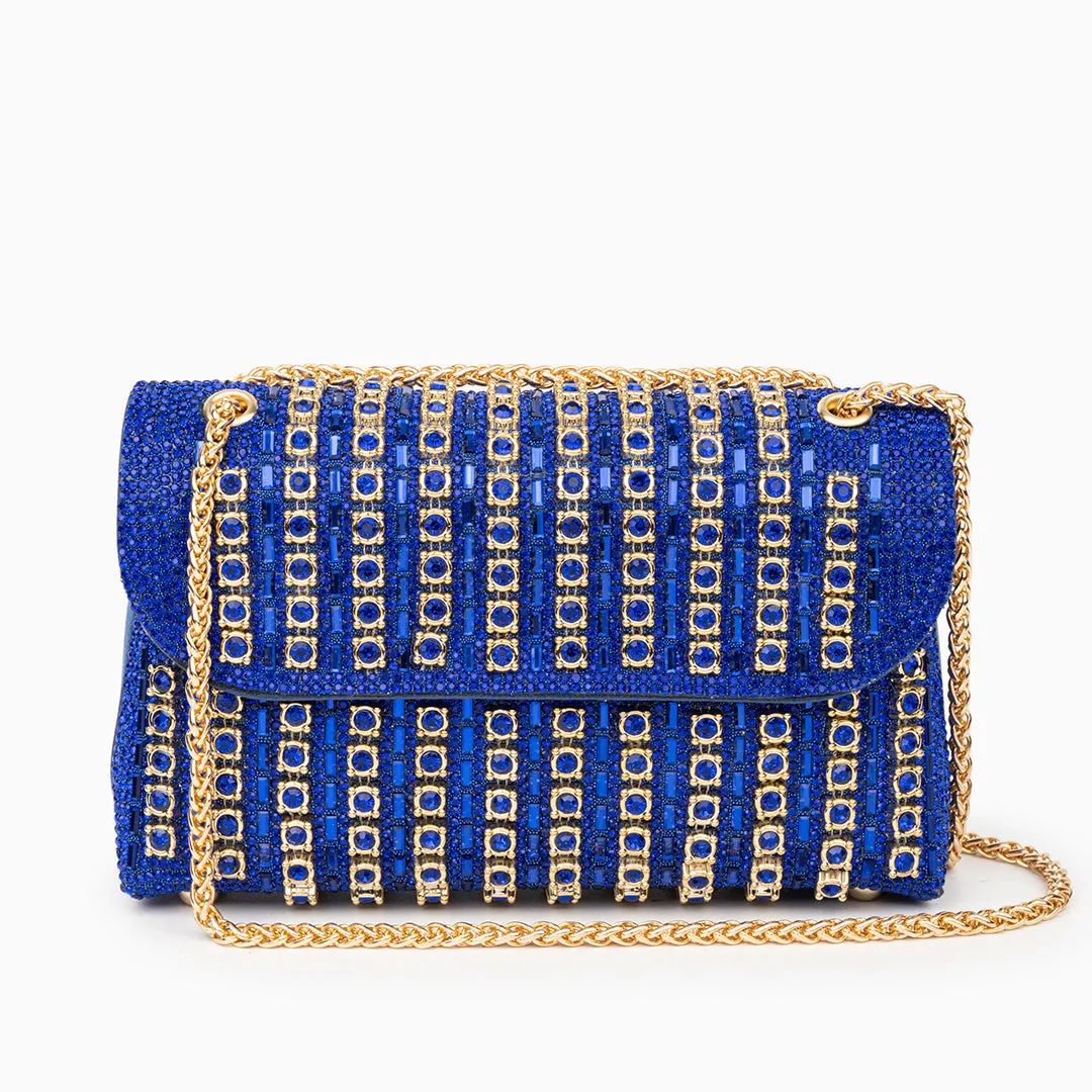 Chantal Clutch Bag with Diamond Detail