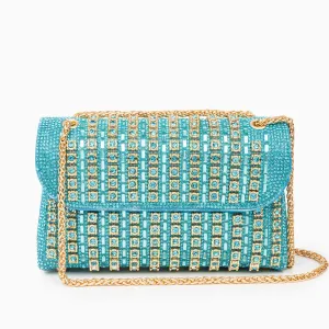 Chantal Clutch Bag with Diamond Detail