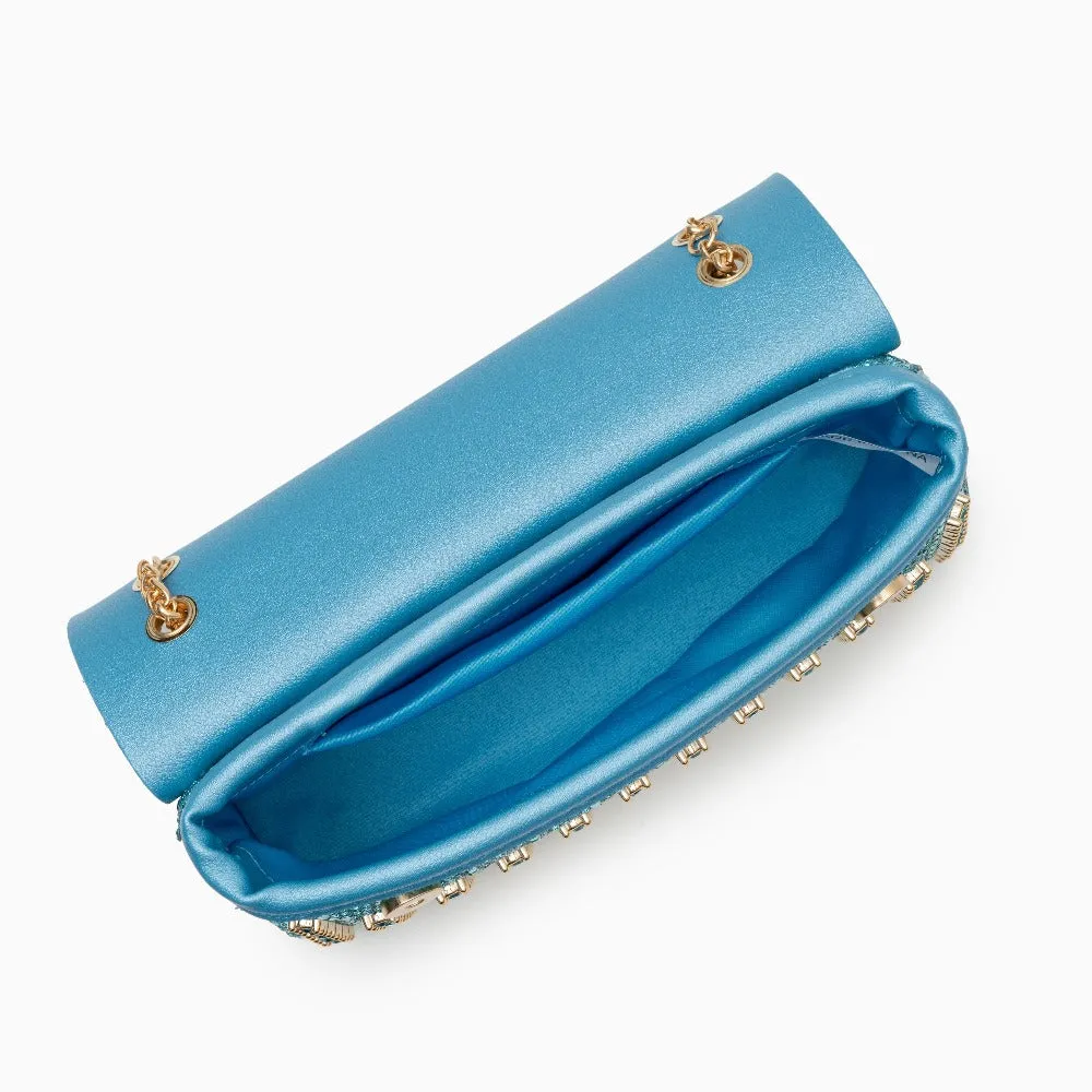 Chantal Clutch Bag with Diamond Detail