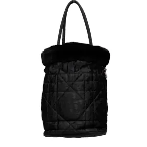 Christian Dior Fur-Trimmed Bag