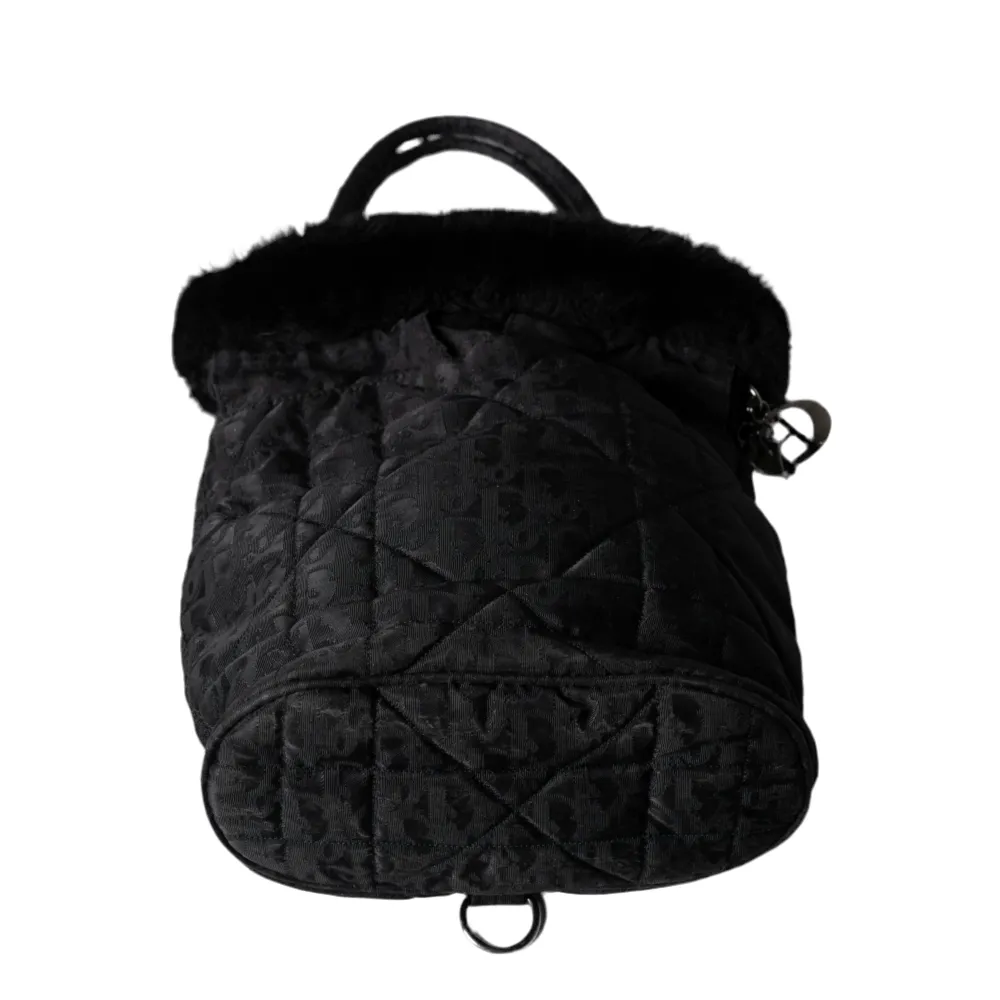 Christian Dior Fur-Trimmed Bag