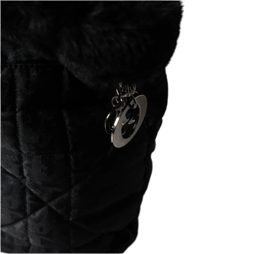 Christian Dior Fur-Trimmed Bag