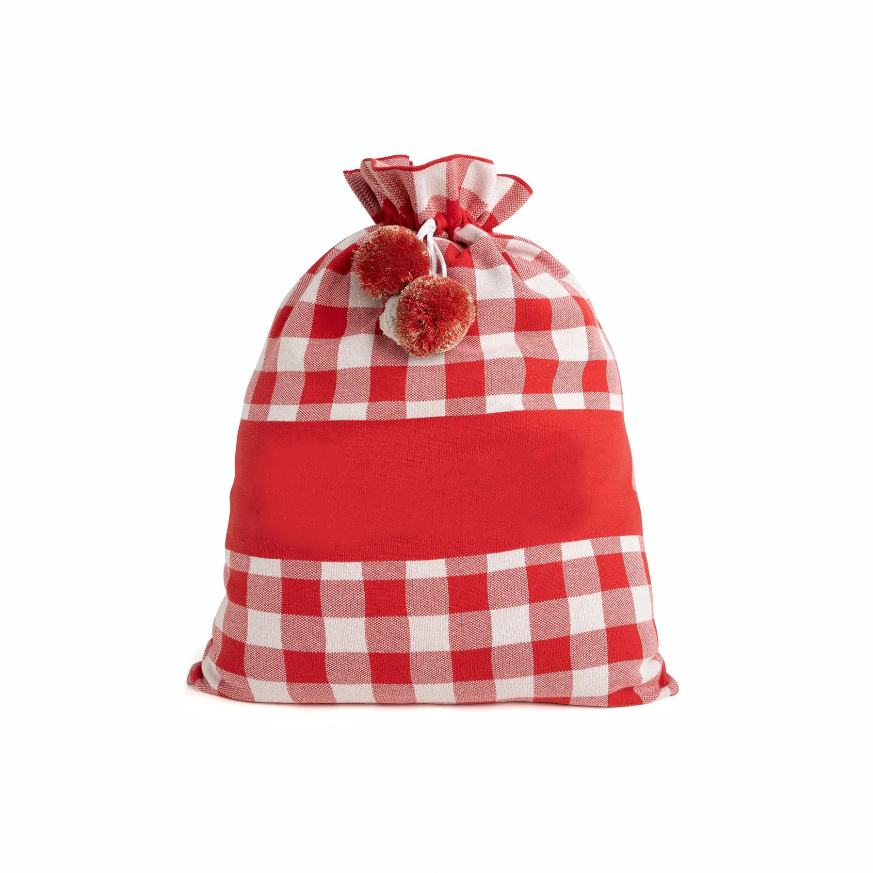 Classic Christmas Santa Sack - Red Gingham