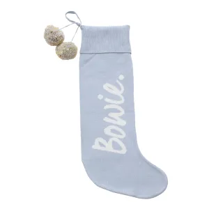 Classic Christmas Santa Stocking - Kentucky Blue