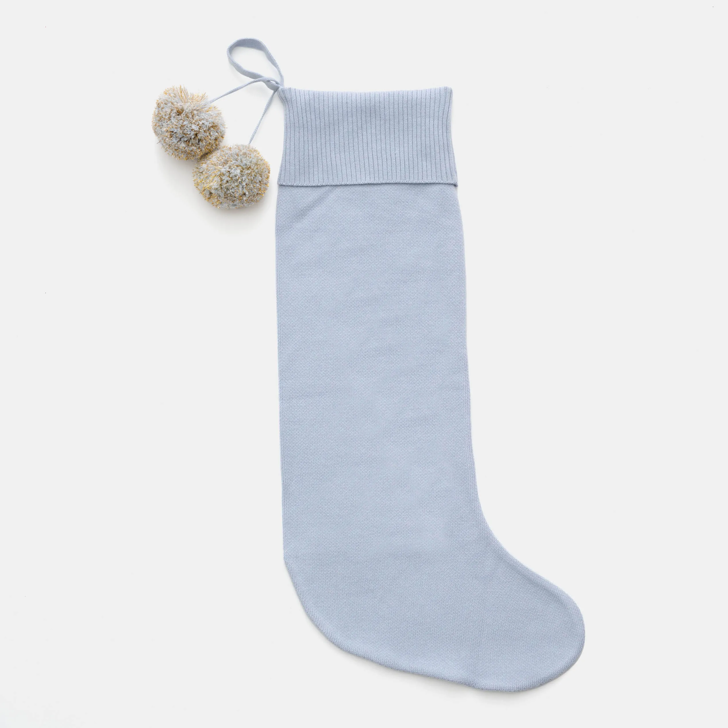 Classic Christmas Santa Stocking - Kentucky Blue