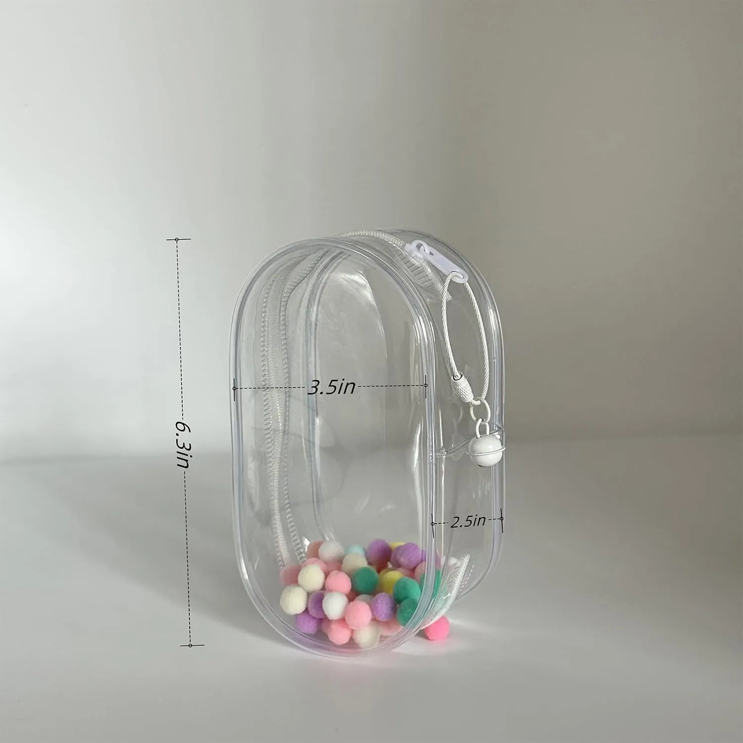 Clear Bags Accessories for Doll,Can Be Installed Inside And Outside The Bag,Can Be Filled With Cute for Doll (Transparent Colour, Large)