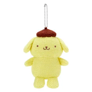 [Clearance]#[Sanrio] Amigurumi-style Knit Mascot Holder - Pom Pom Purin [JUN 2024] Sanrio Original Japan
