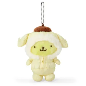 [Clearance]#[Sanrio] -Fuwa Puku Winter Design Series- Mascot Holder - Pom Pom Purin [OCT 2024] Sanrio Original Japan
