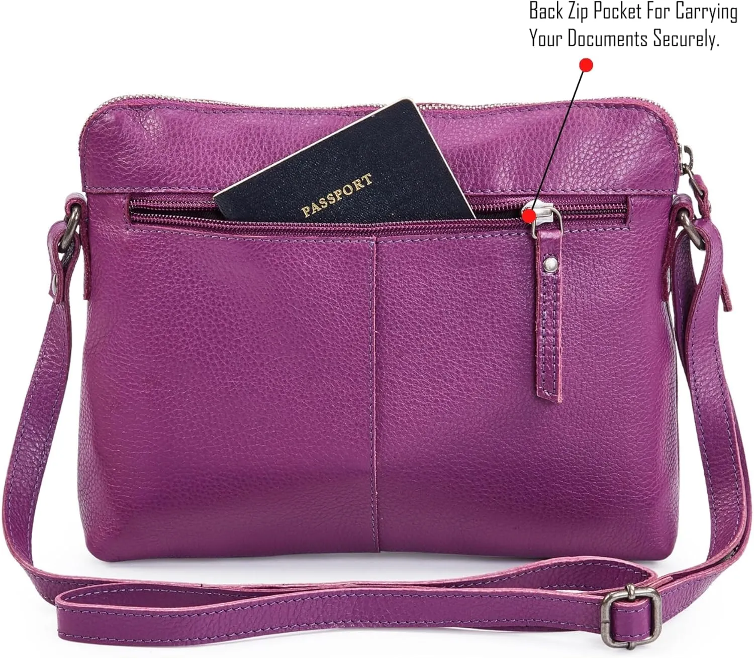Cochoa Real Leather Soft Crossbody Bags for Women Small Purse Trendy Shoulder Sling Travel Crossover