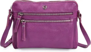 Cochoa Real Leather Soft Crossbody Bags for Women Small Purse Trendy Shoulder Sling Travel Crossover