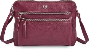 Cochoa Real Leather Soft Crossbody Bags for Women Small Purse Trendy Shoulder Sling Travel Crossover