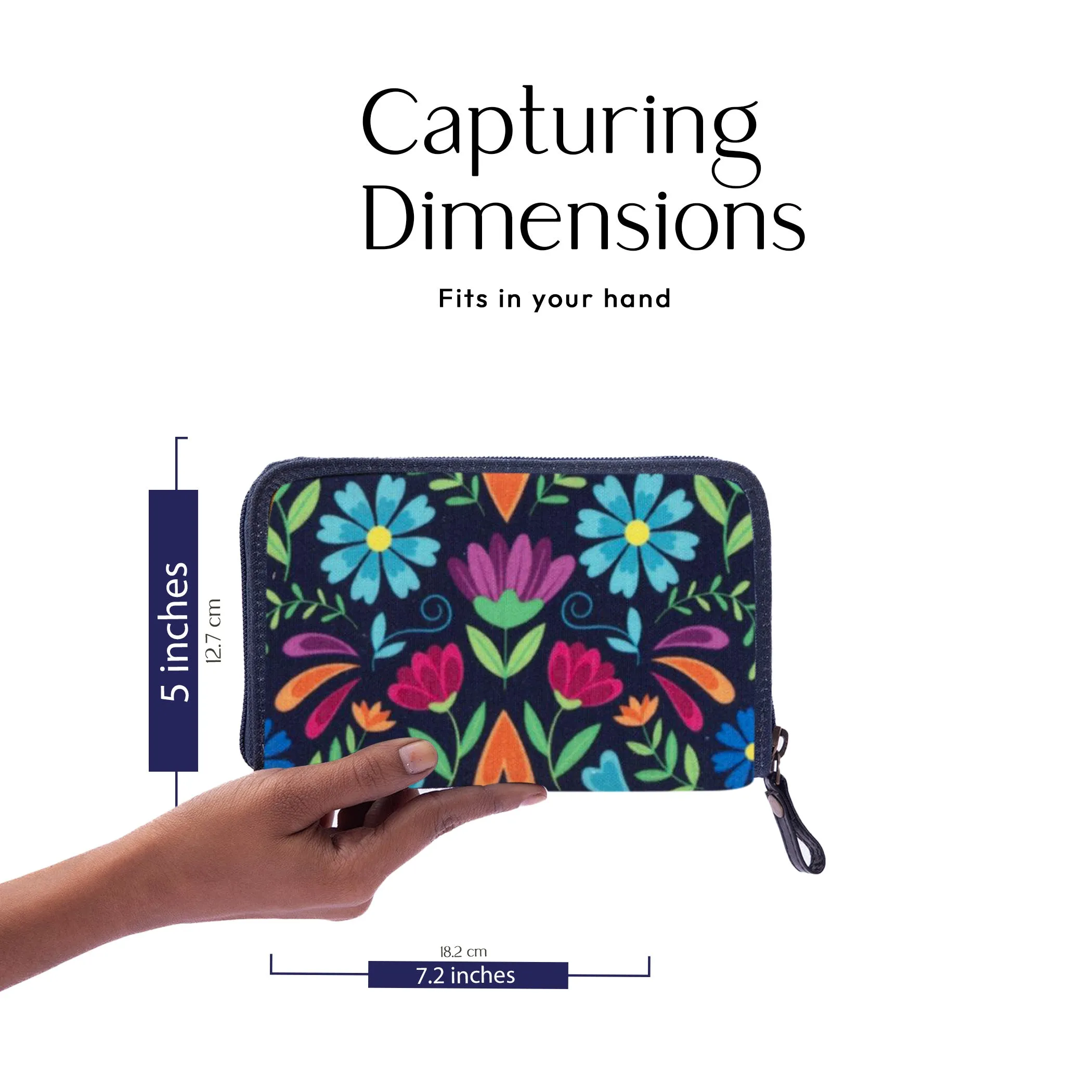 Colorful Floral wallet