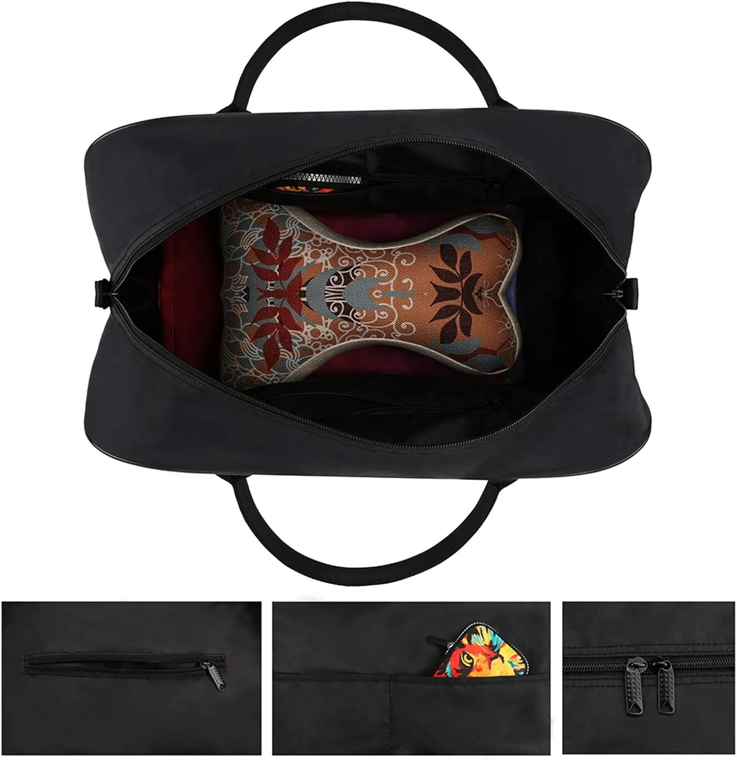 Colorful Graffiti Patterns Travel Handbag with A Large Capacity Design That Can Be Reused