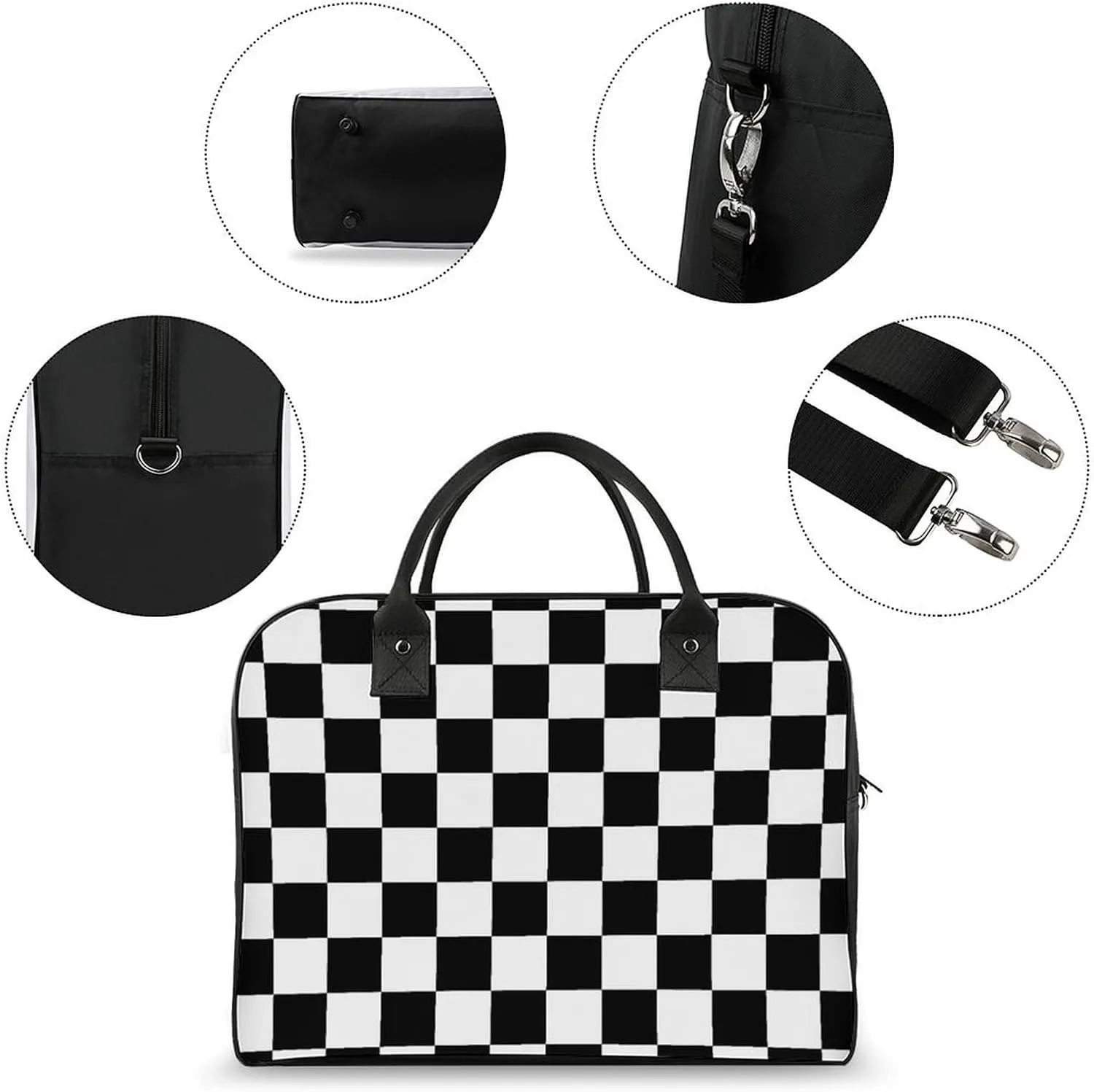 Colorful Graffiti Patterns Travel Handbag with A Large Capacity Design That Can Be Reused