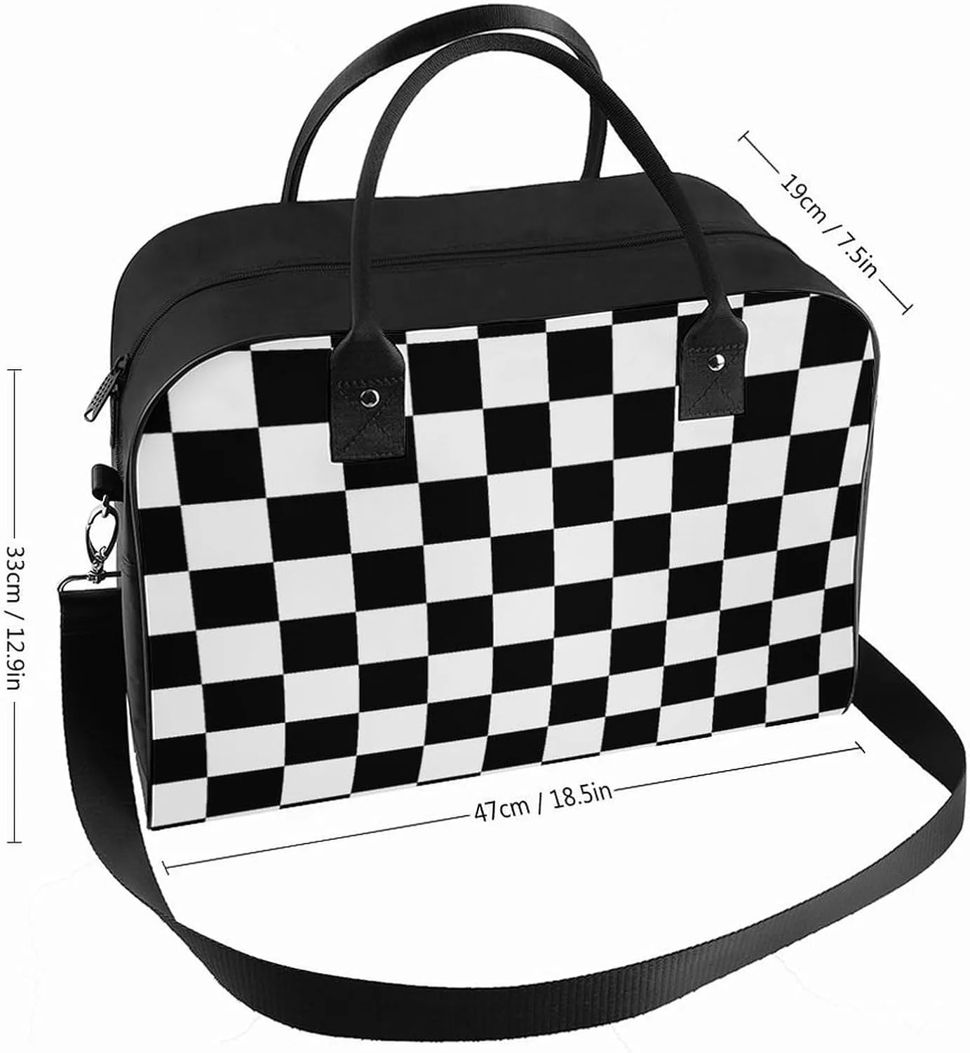 Colorful Graffiti Patterns Travel Handbag with A Large Capacity Design That Can Be Reused