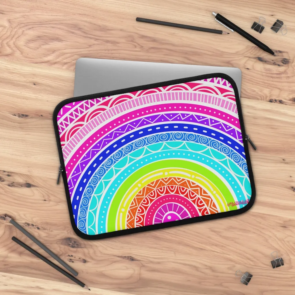 Colorful Rainbow: Laptop Sleeve