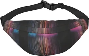 Colorful rainbow rain Fashion Crossbody Appearance High capacity outdoor with Adjustable Comfortable Work Leisure Versatile