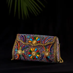 Colorful Stone Mosaic Chic Belt