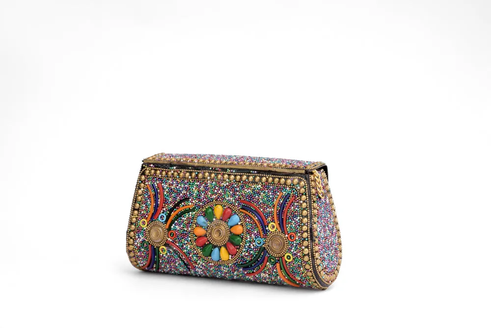 Colorful Stone Mosaic Chic Belt