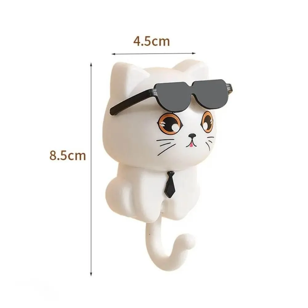 Cool Cat Sunglasses Wall Hooks - Fun Cat Entryway Decor