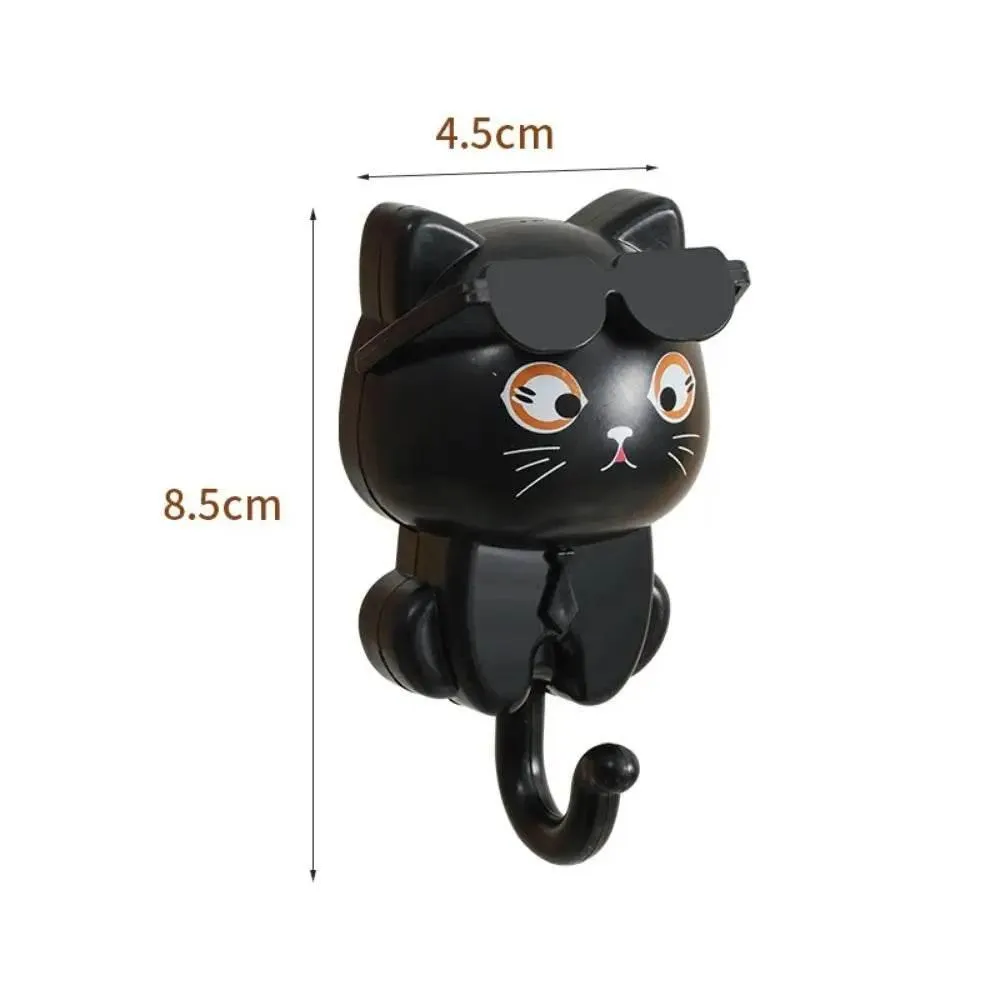 Cool Cat Sunglasses Wall Hooks - Fun Cat Entryway Decor