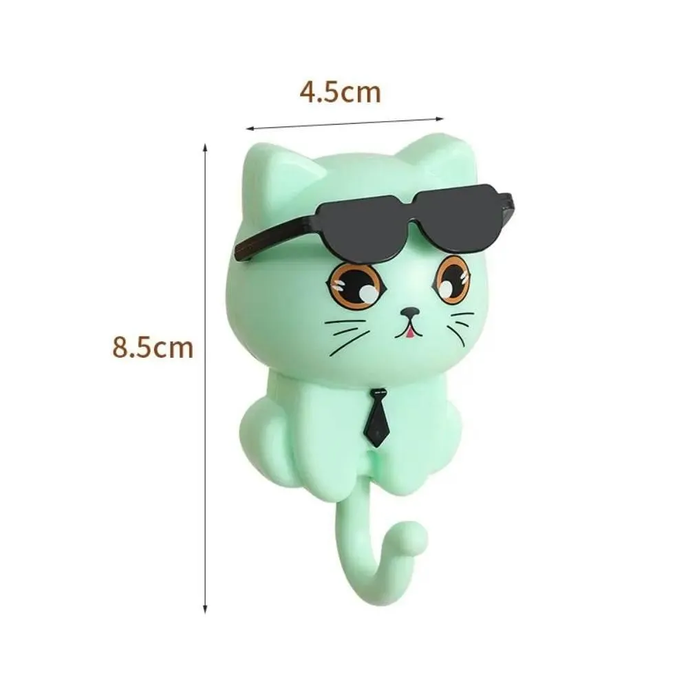 Cool Cat Sunglasses Wall Hooks - Fun Cat Entryway Decor