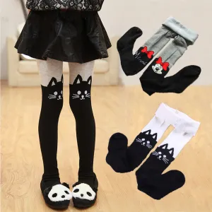 Cotton Splicing Dance Socks Children's Fake High Stockings