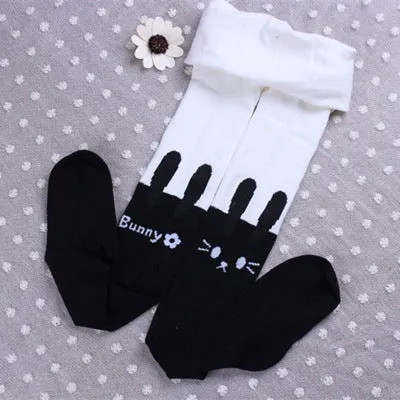 Cotton Splicing Dance Socks Children's Fake High Stockings