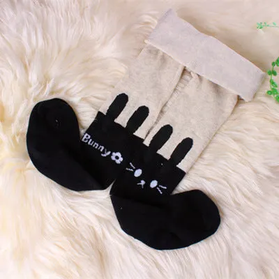 Cotton Splicing Dance Socks Children's Fake High Stockings